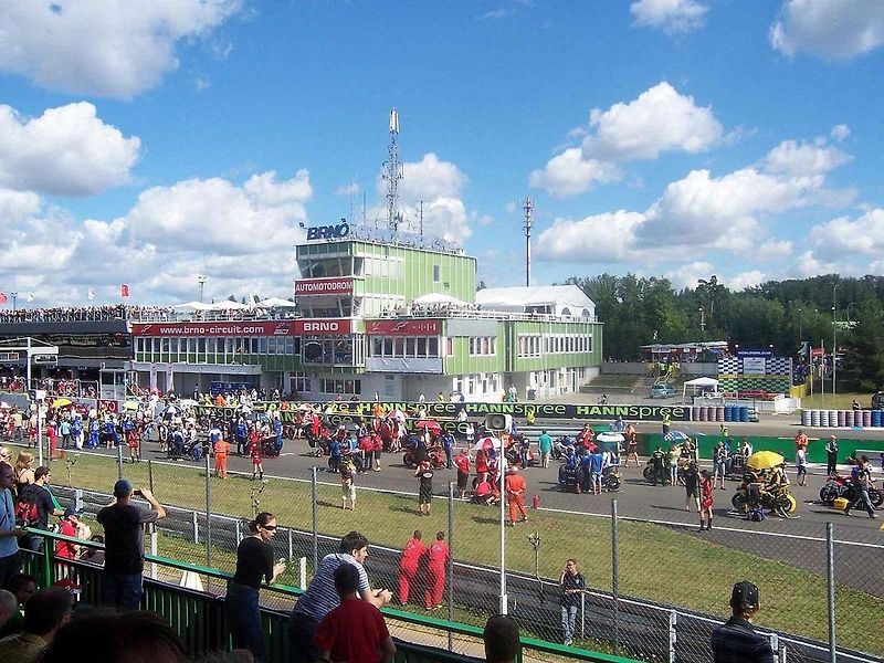 Závod mistrovství světa Superbike v Mostě.