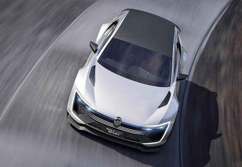 Koncept Volkswagen Golf GTE Sport.