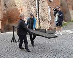 Z natáčení komedie Když se zhasne v Olomouci