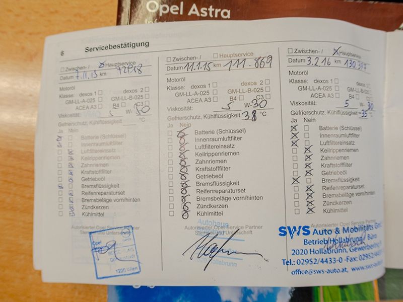 Opel Astra (2012) 1.4i 16V 74KW – SERVISKA - fotka 41 z 45