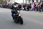 Z příjezdu spanilé jízdy motocyklů do Poděbrad.