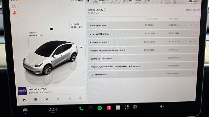 Tesla Model Y (2023) LR AWD Záruka SoH 93,2% - fotka 26 z 33