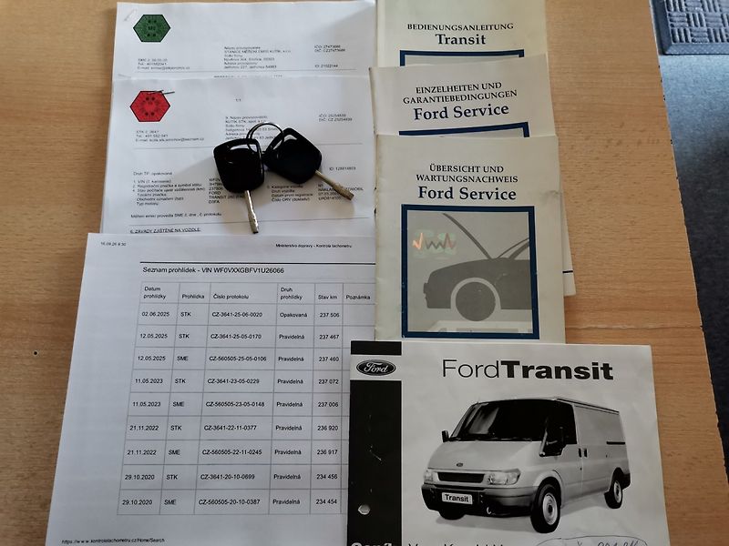 Ford Transit (2001) 2.0Di 55kw 6 míst +Spaní Tažné - fotka 19 z 25