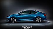 Škoda Octavia IV Coupe podle představ designéra