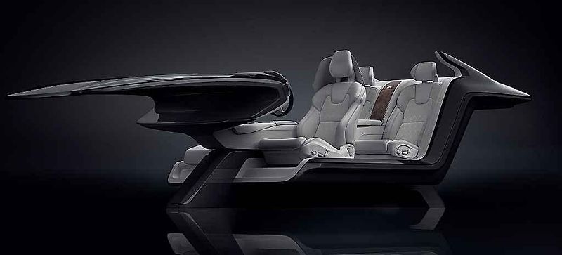 Volvo S90 Excellence Lounge Console.