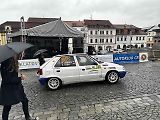 Start 58. ročníku Rallye Šumava na náměstí v Klatovech
