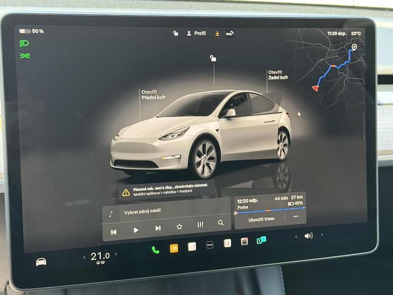 Tesla Model Y LONG RANGE 378KW-4x4-PANO-75KW - fotka 17 z 36