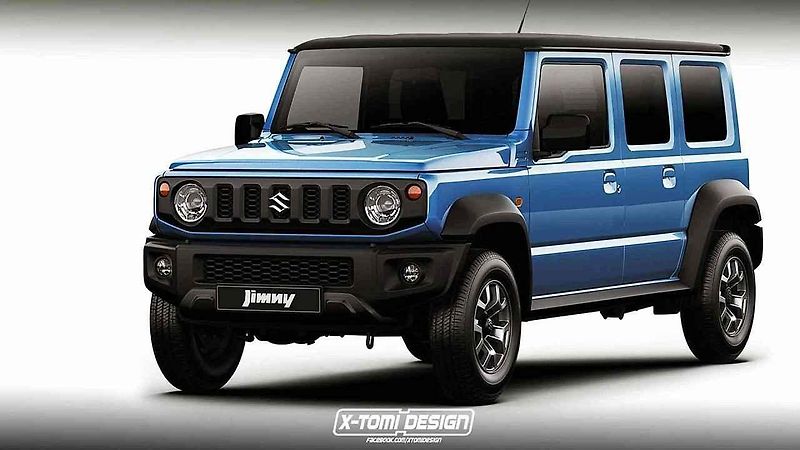 Neoficiální ilustrace Suzuki Jimny ve variantě kabrioletu.