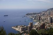 F1 2017 GP Monaka - pohled na Monte Carlo