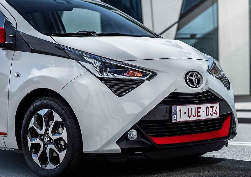 Toyota Aygo v jízdě