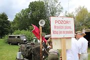 Část vojenského kempu nazvaná Železná opona.