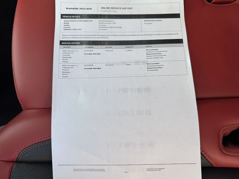 Land Rover Range Rover (2018) 4.4SDV8 Autobiography Vzduch - fotka 33 z 50
