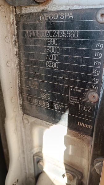 Iveco Eurocargo ML120E24 skříň,čelo,6ti válec - fotka 18 z 19