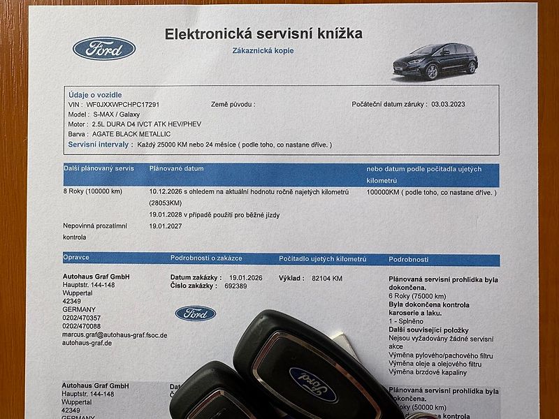 Ford S-MAX 2.5 Duratec HEV TITANIUM - fotka 50 z 64