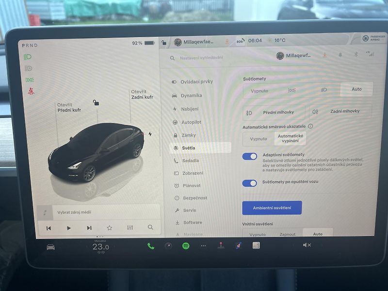 Tesla Model 3 LONG RANGE DUAL MOTOR SOH 96% - fotka 29 z 54