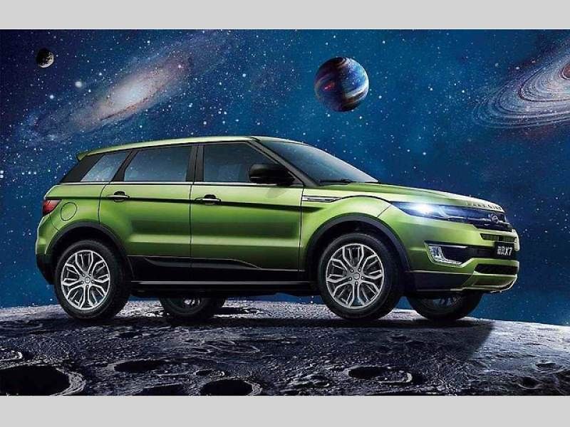 Nehoda Porsche Cayenne a Zotye SR9.