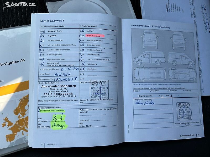 Volkswagen Caddy (2016) 2.0 TDi LIFE servisní kniha - fotka 35 z 35
