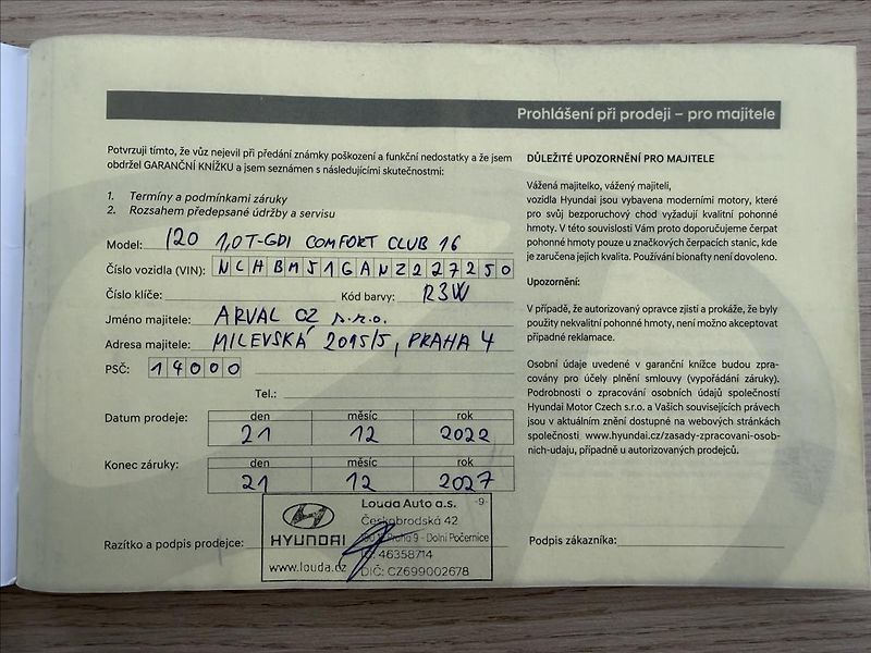Hyundai i20 1,0 T-GDI Comfort Club ZÁRUKA - fotka 20 z 24