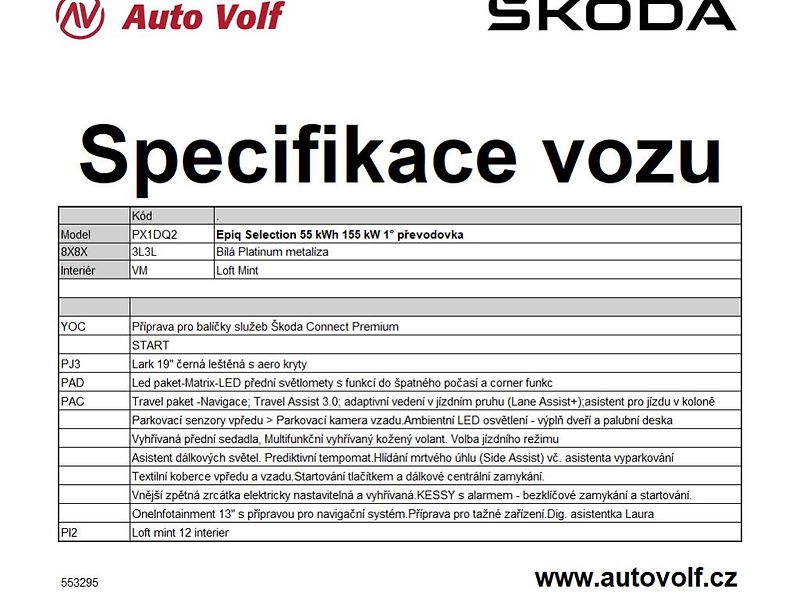 Škoda Epiq Edice Start (Selection) 55kWh - fotka 2 z 2