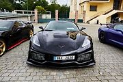 Americké automobily Corvette na 21. ročníku tradičního srazu v areálu Plzeňského Prazdroje