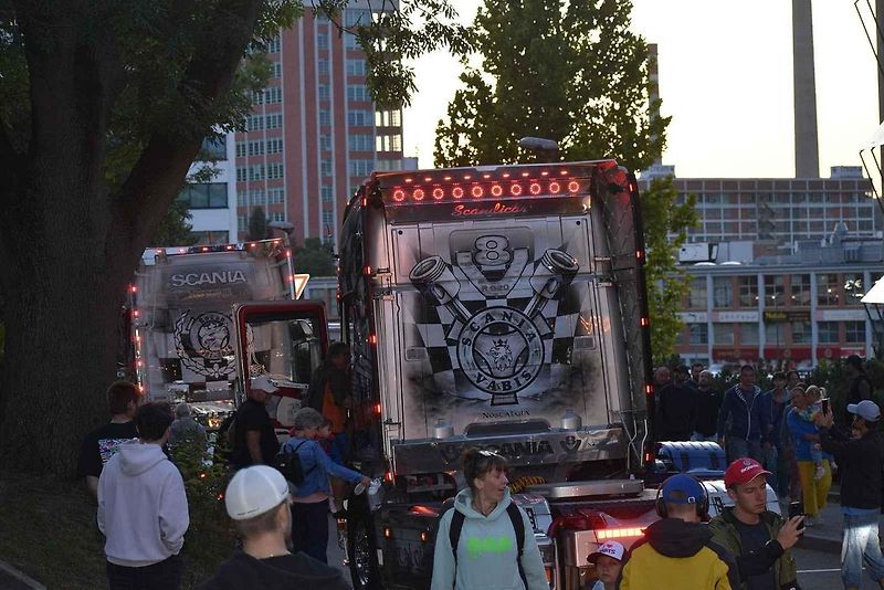 Truck show 2025 ve Zlíně, kamiony zaplnily ulici Hradská
