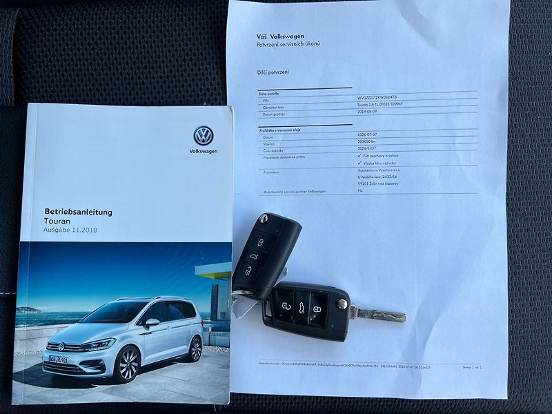 Volkswagen Touran (2019) 1.6TDi 85kW COMFORTLINE - fotka 18 z 28