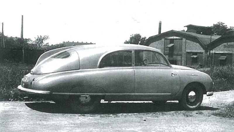 Tatra 601 Monte Carlo na rallye Alpenfahrt.