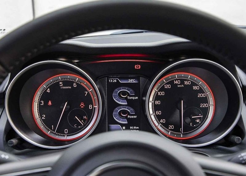 V zimě se tato verze Suzuki Swift cítí úplně skvěle