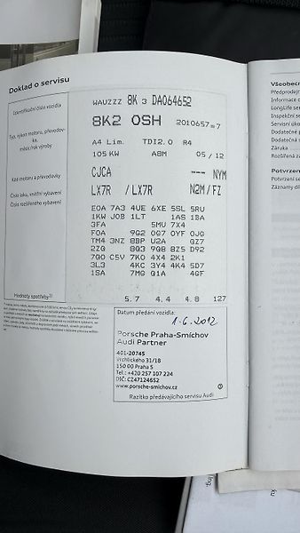 Audi A4 (2012) 2.0TDI,105KW,AT,ČR - fotka 13 z 16