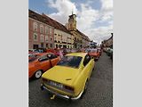 Setkání majitelů vozů Škoda 110R v Chebu.