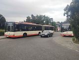 V zajetí autobusů Solaris. Fotka byla pořízena ve středu 19.08.2026 na točně Plaža Stogi v Gdańsku.