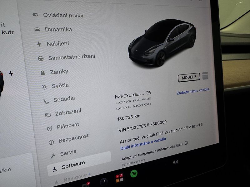 Tesla Model 3 LONG RANGE 4WD SOH 87% - fotka 53 z 65