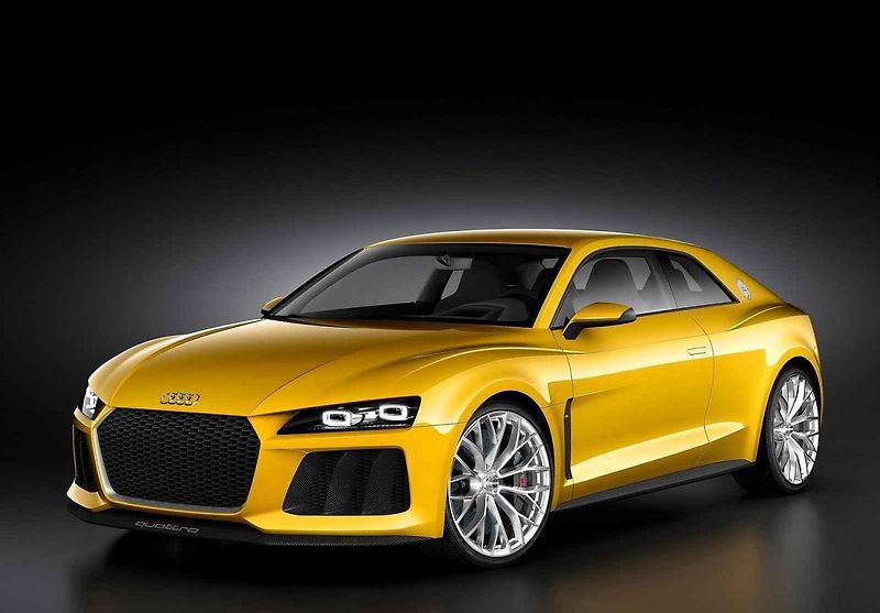 Řez vozem Audi Quattro