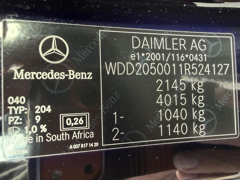 Mercedes-Benz Třídy C 200d AVANTGARDE 9G LED ČR DPH! - fotka 37 z 37