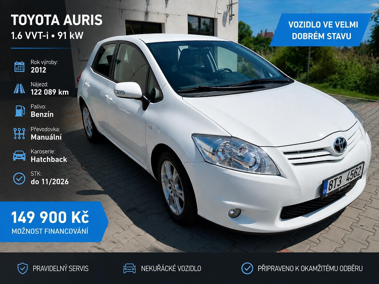 Toyota Auris 1,6i 