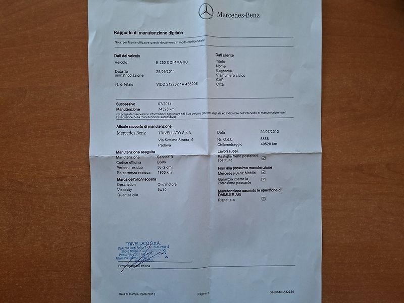 Mercedes-Benz Třídy E (2011) E 250 CDI 150kW 4MATIC - fotka 40 z 41
