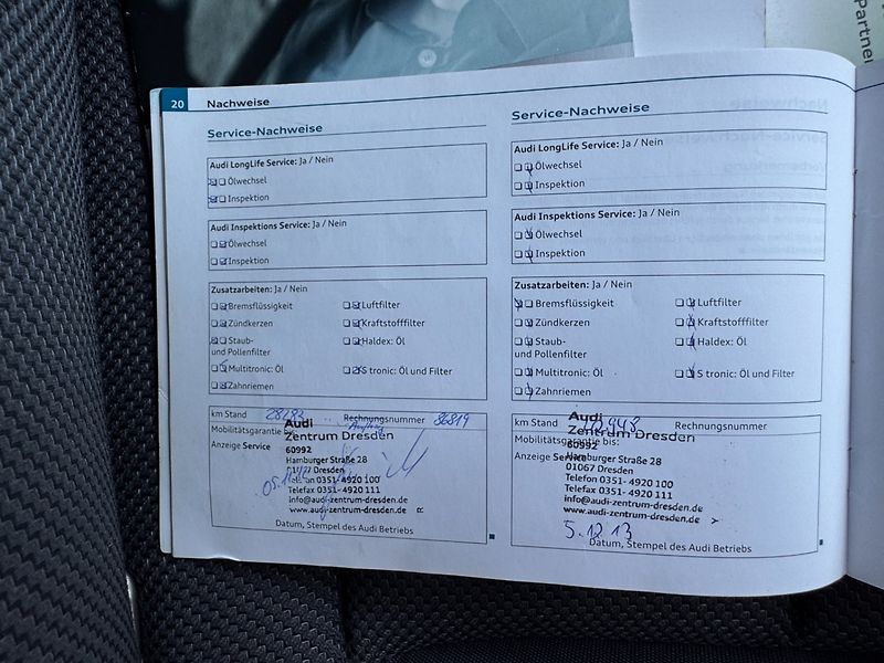 Audi A3 (2010) 1.2 TFSi, servisní kniha - fotka 27 z 33