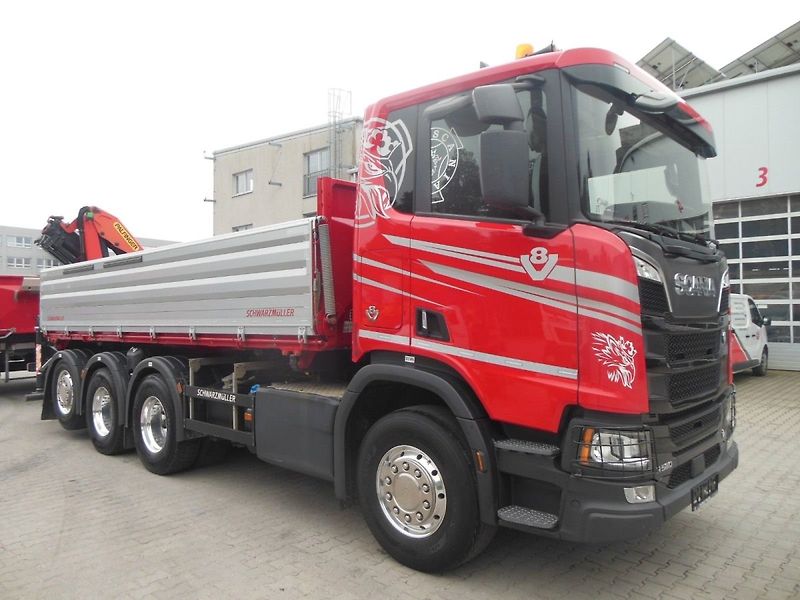 Scania R 580,8X4,KIPPER,BORDMATIC,PAL - fotka 2 z 25