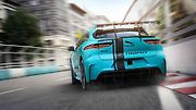 Závodní Jaguar I-Pace pro šampionát eTrophy.