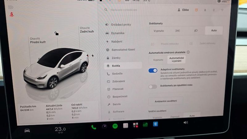 Tesla Model Y (2023) Long Range AWD DE SoH 93,7% TZ - fotka 23 z 34
