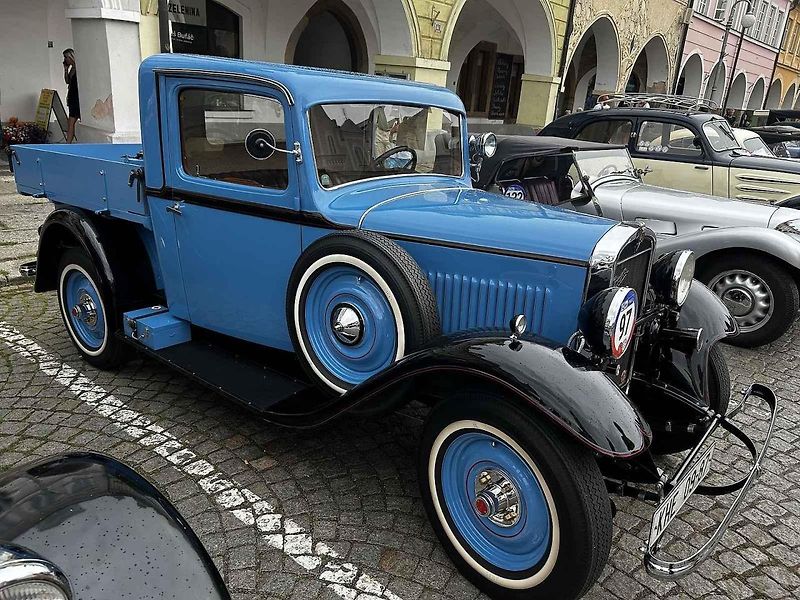 Veterány v Domažlicích.