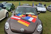 Z 33. Mezinárodního srazu Beetle a New Beetle na téma Naruby u zámku Kačina ve Svatém Mikuláši.