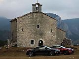 Kaple Notre Dame de Gratemoine u Napoleonovy cesty.