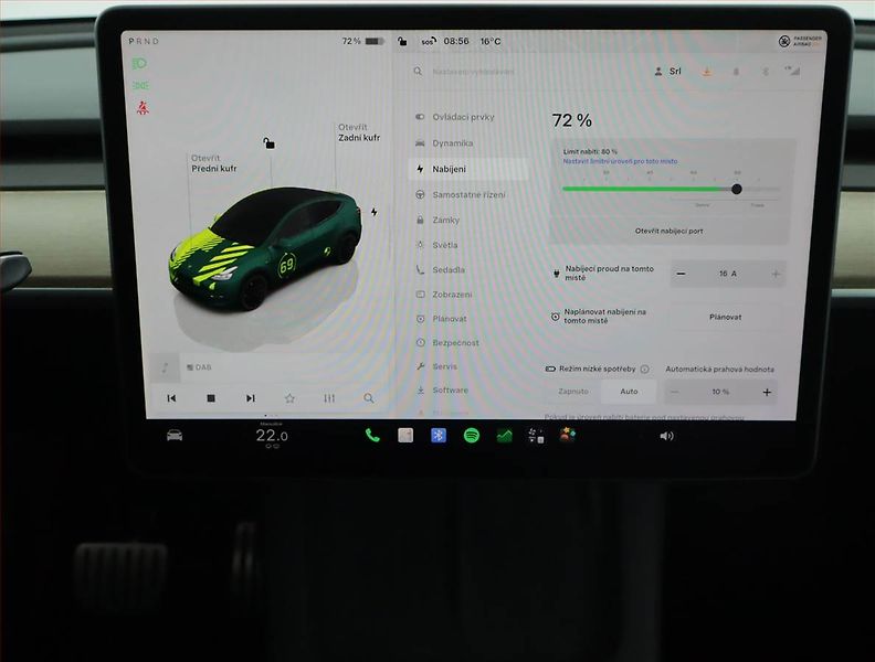 Tesla Model Y (2022) Performance 79kWh, SoH 89% - fotka 11 z 21