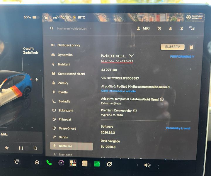 Tesla Model Y (2022)  534KW*78,8KWh*PERFORMENS* - fotka 38 z 44