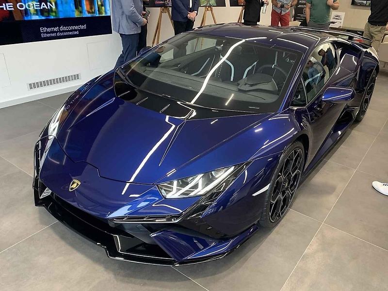 Lamborghini Huracán Tecnica při odhalení v Praze