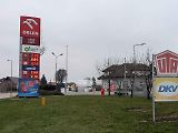 Čerpací stanice Orlen v Chałupkách, Polsko (29. března 2026)