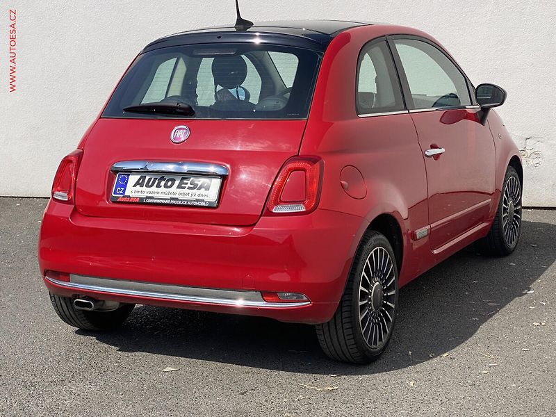 Fiat 500 (2018) 1.2i, Lounge, kůže, panor - fotka 4 z 17
