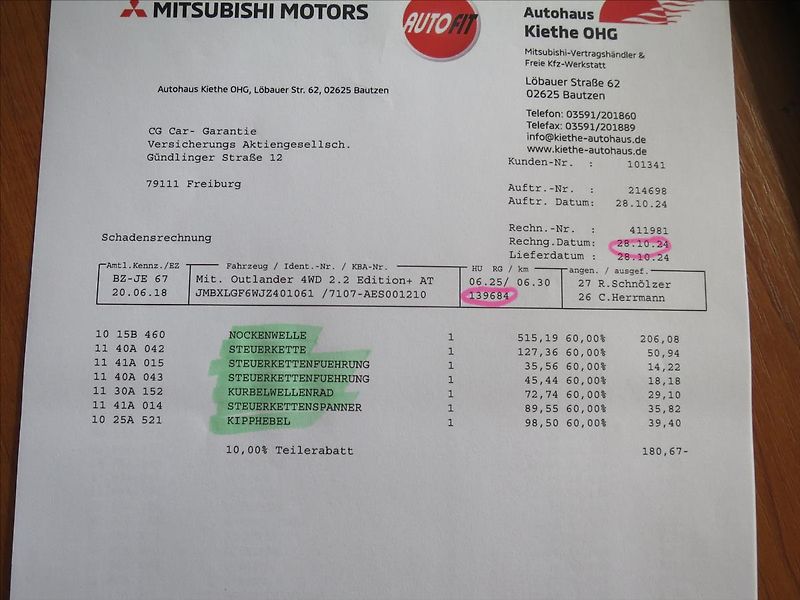Mitsubishi Outlander 2,2  Di-D Editio+ Aut. - fotka 26 z 27