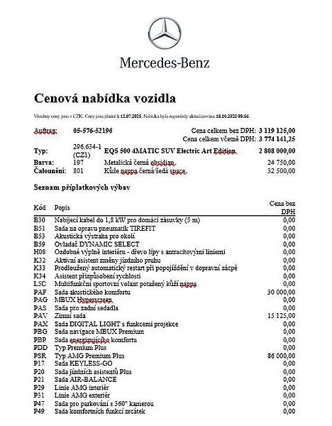 Mercedes-Benz EQS (2025) 500 4MATIC SUV - fotka 26 z 29
